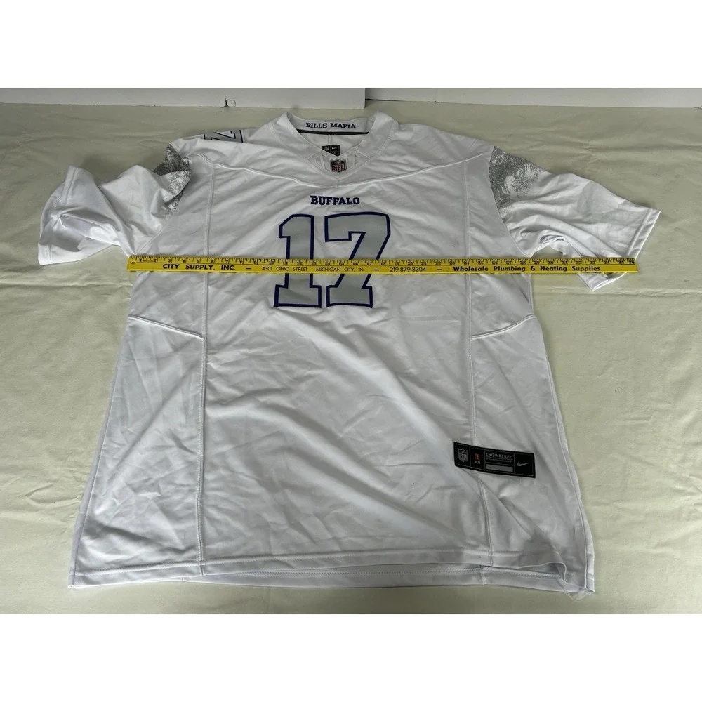Nike Dri Fit NFL Buffalo Bills Josh Allen #17 Vapor Rivalries Jersey Adult 4XL - Picture 9 of 16